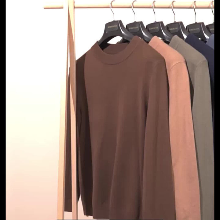 Elegancki półgolf sweter