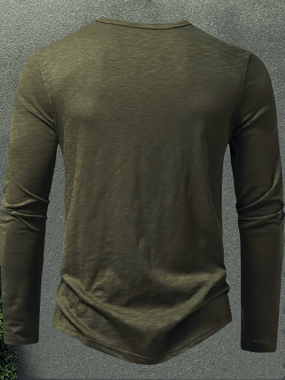 Klasyczny Button-Placket Henley