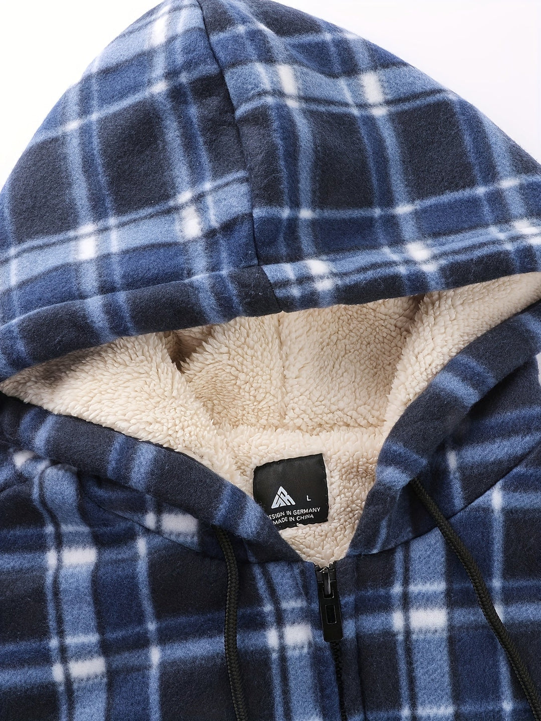 Przytulny z kapturem Zip-Up kurtka