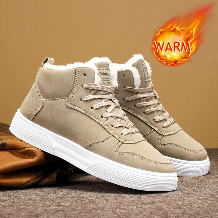 Ciepły-Lined wysokie sneakersy
