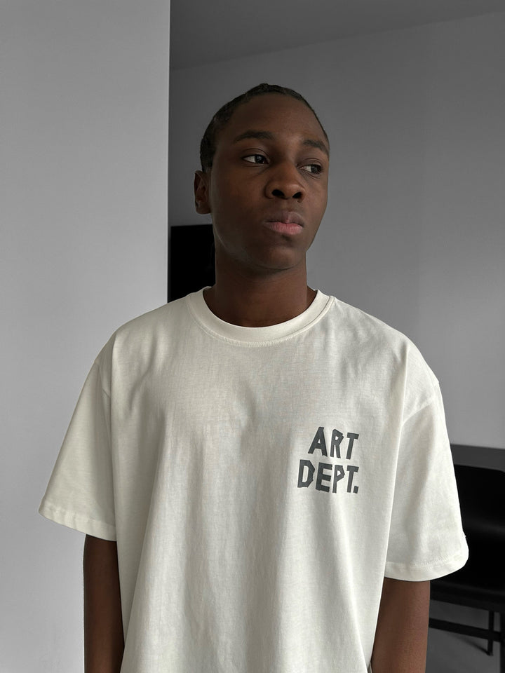 T-shirt Oversize Art Dept. - Ecru