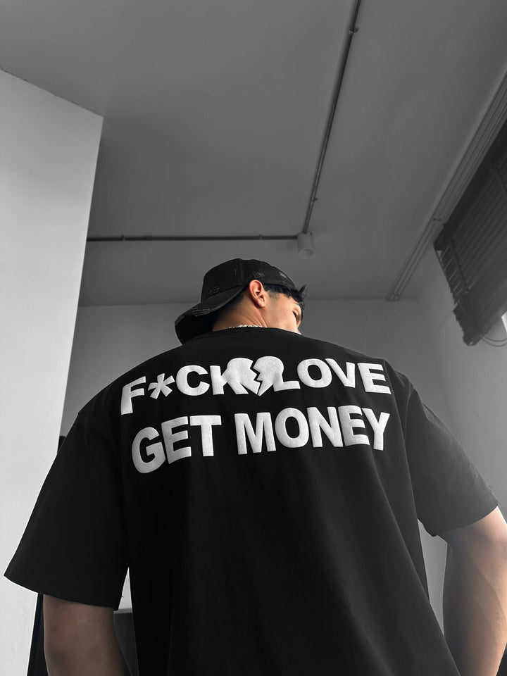 Koszulka Oversize Get Money - Czarna