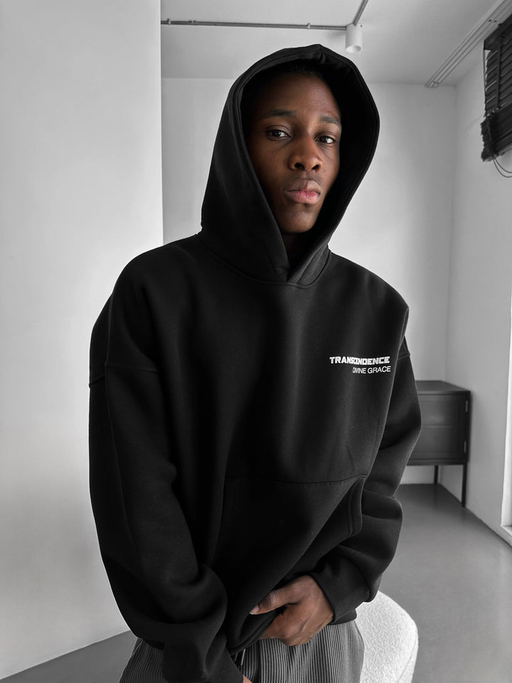 Oversize ‘Transcendencja’ Hoodie - Czarny