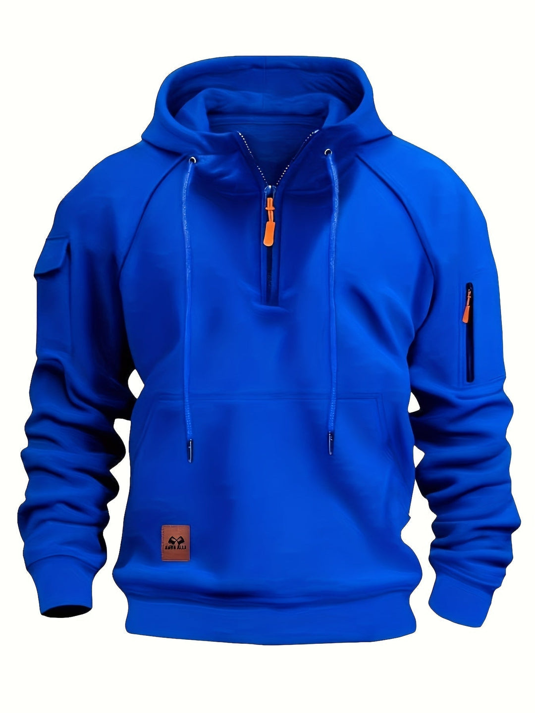 Użytkowy zamek 1/4 bluza z kapturem