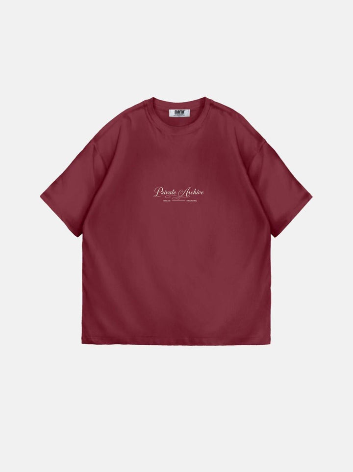 T-shirt Oversize Private Archive - Port Royale
