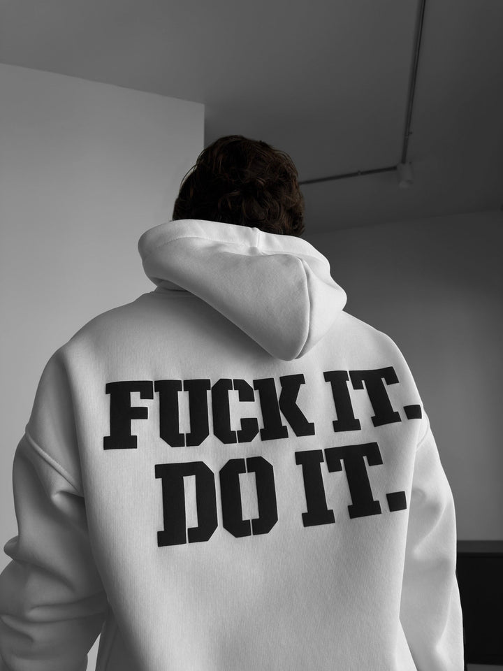 Oversize Do It Hoodie - Ecru