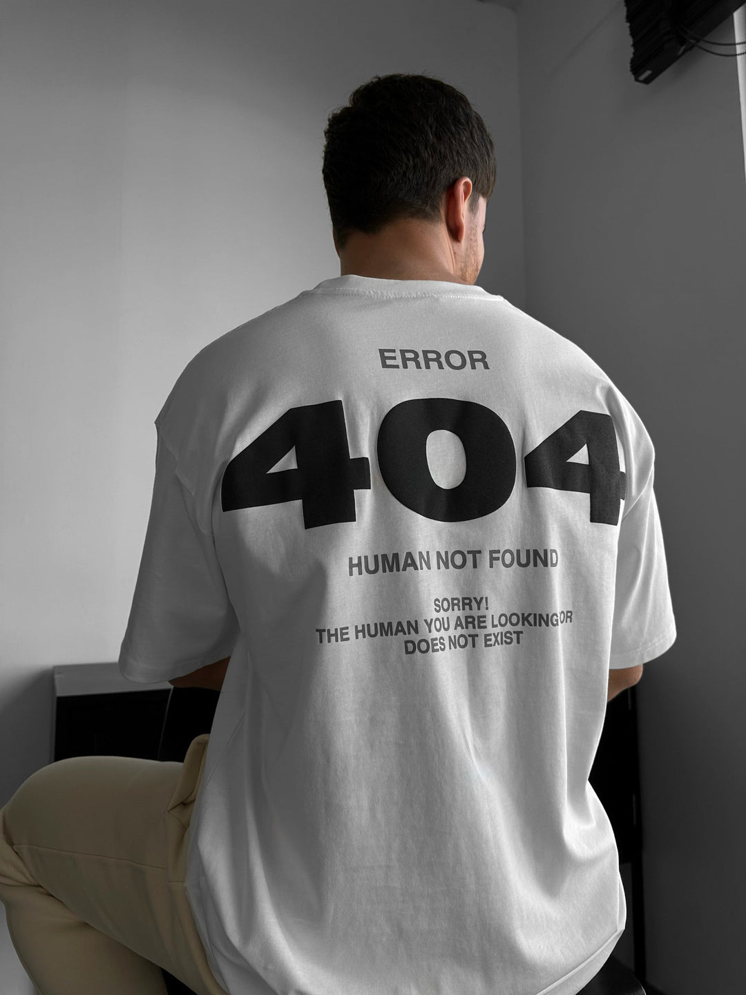 T-shirt Oversize 404 - Ecru
