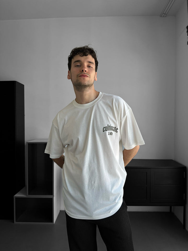 Koszulka Oversize Cultivate - Ecru