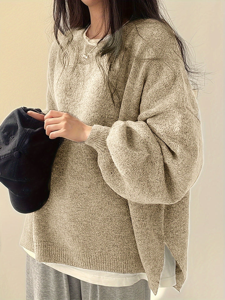 Swobodny Drop-Shoulder sweter