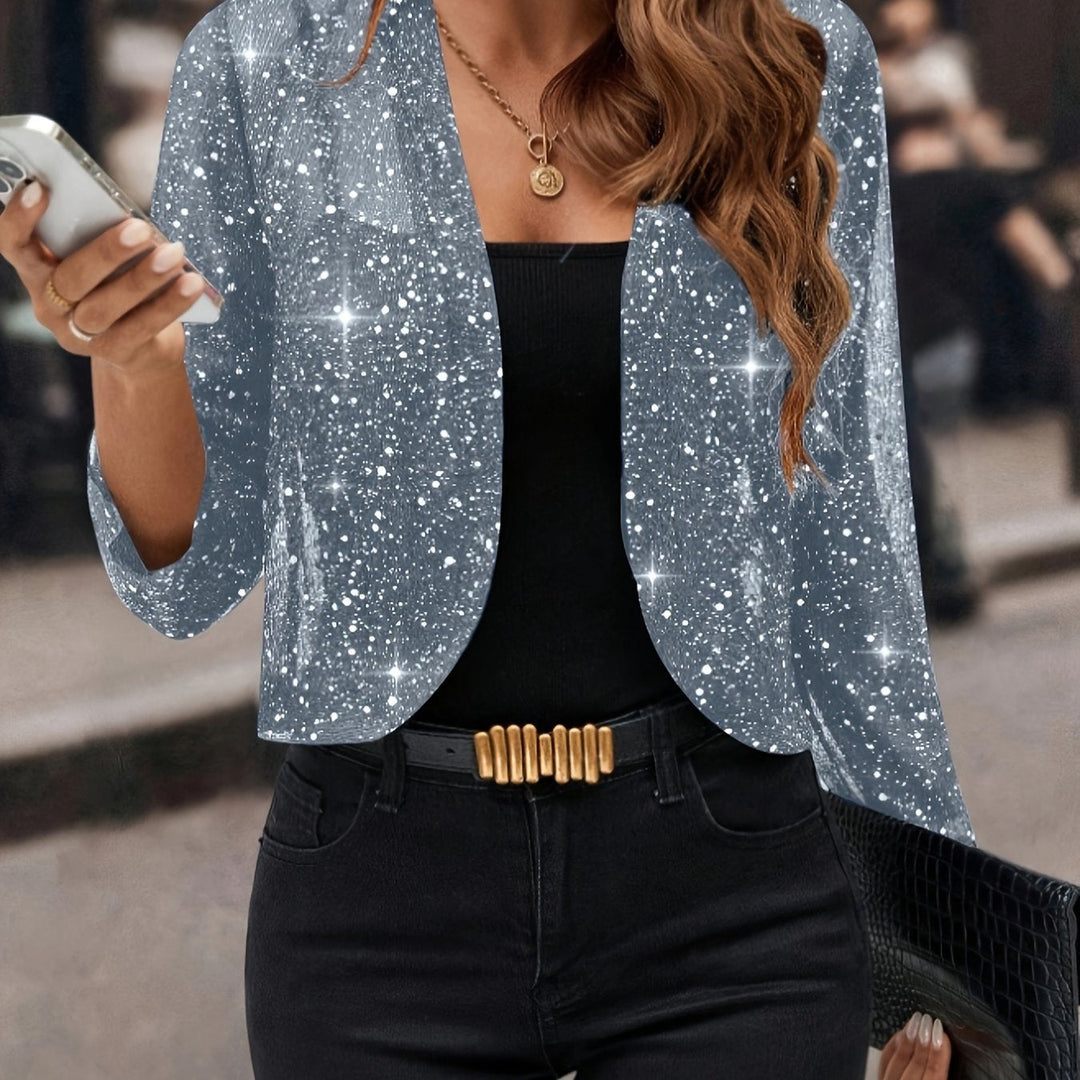 Shimmer Cropped kurtka