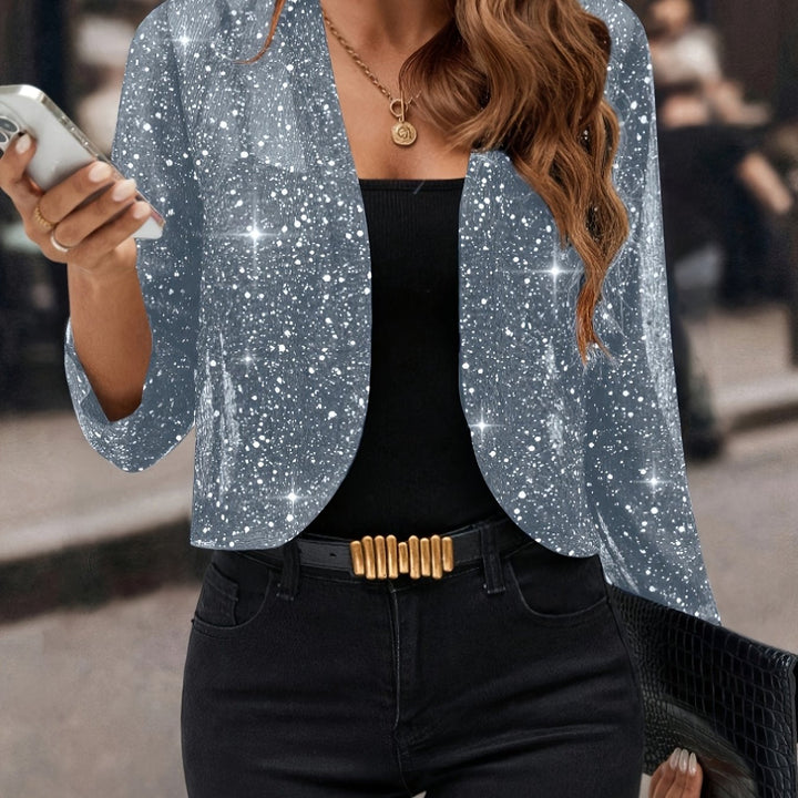 Shimmer Cropped kurtka