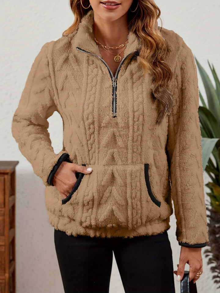 Przytulny zamek 1/2 sweter