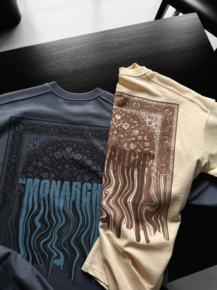 T-Shirt Oversize Monarch - Antique White