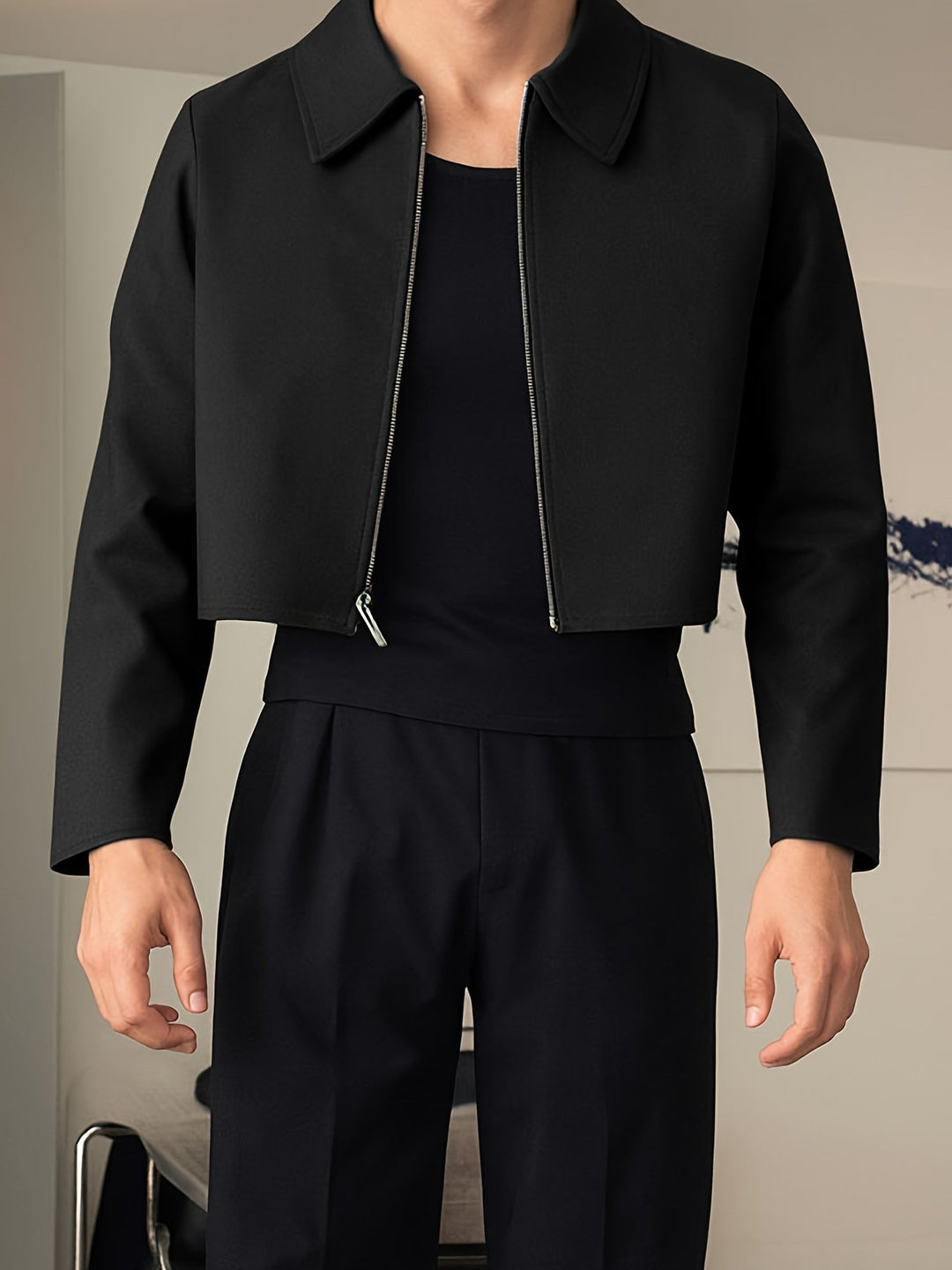 Nowoczesny Cropped kurtka