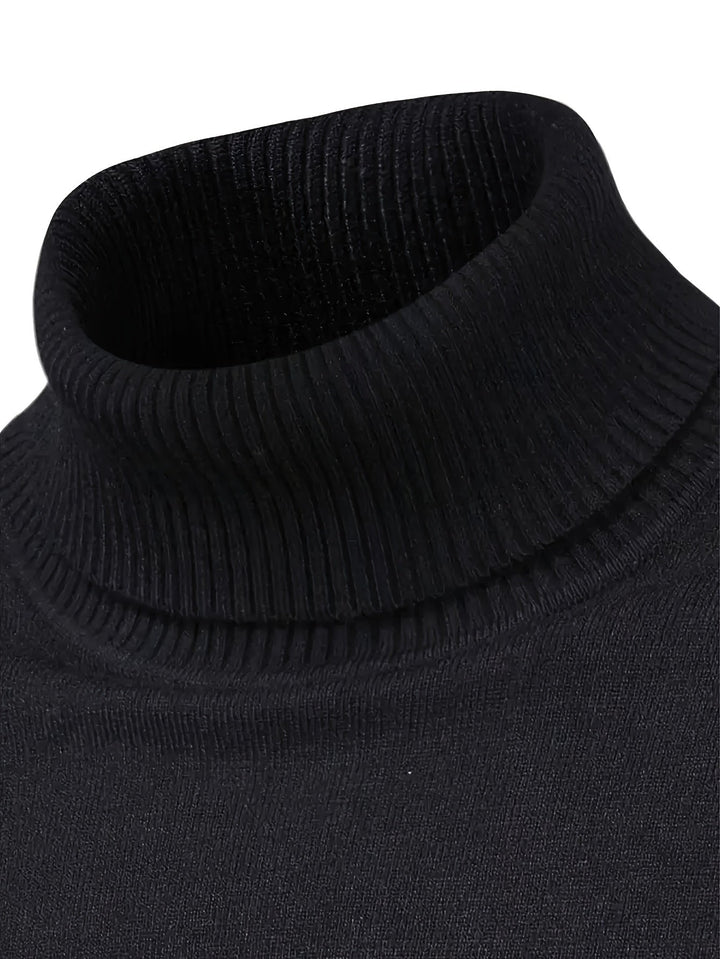Klasyczny półgolf sweter