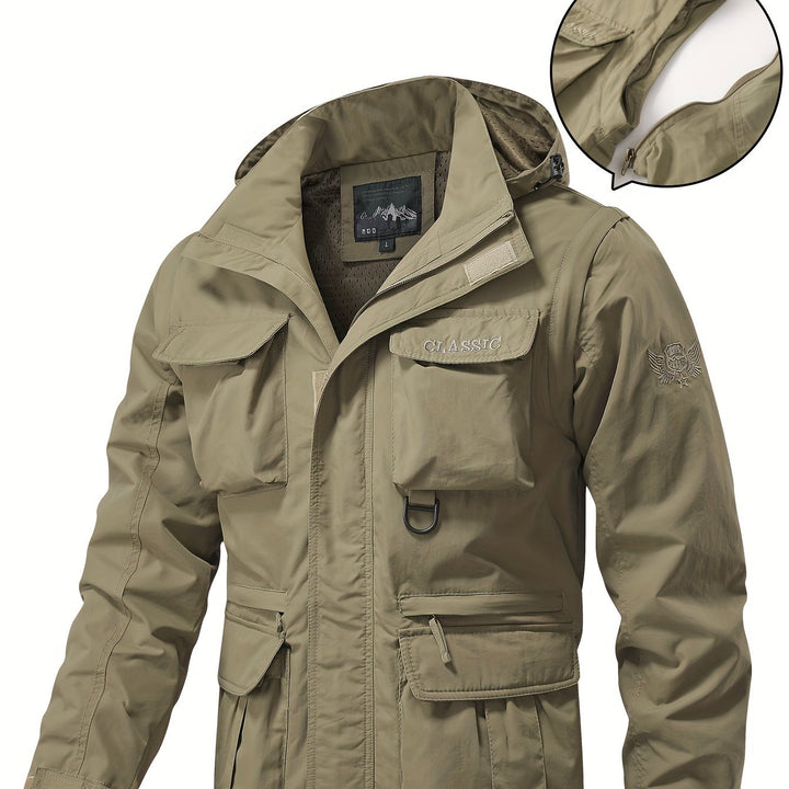Solidny Multi-Pocket Cargo kurtka
