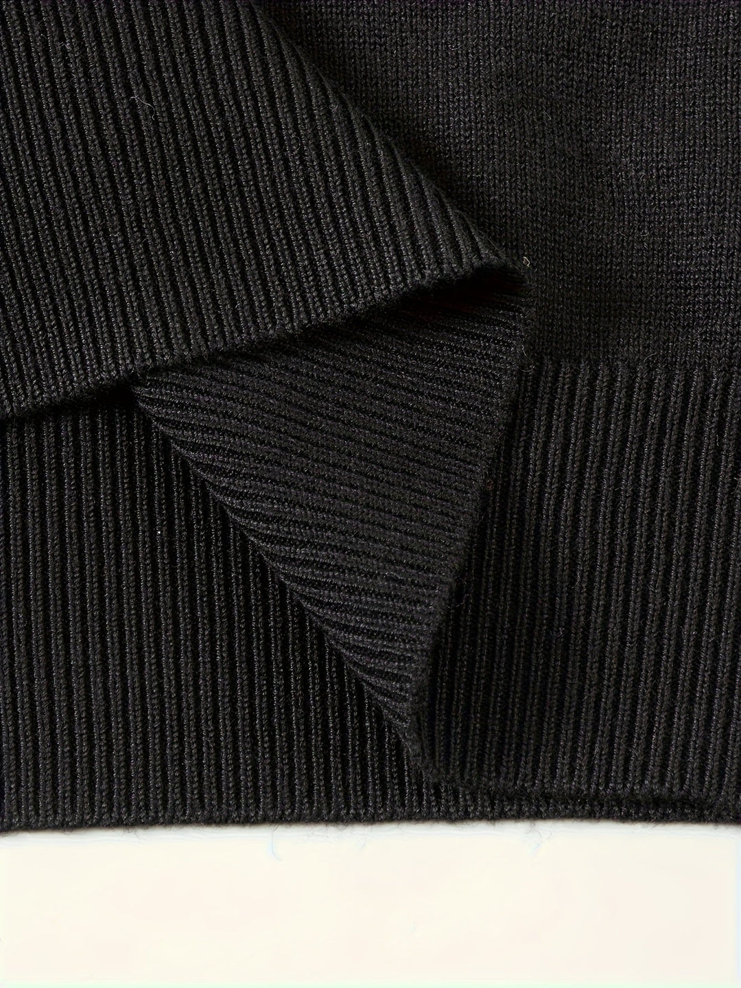 Elegancki zamek 1/4 polo sweter