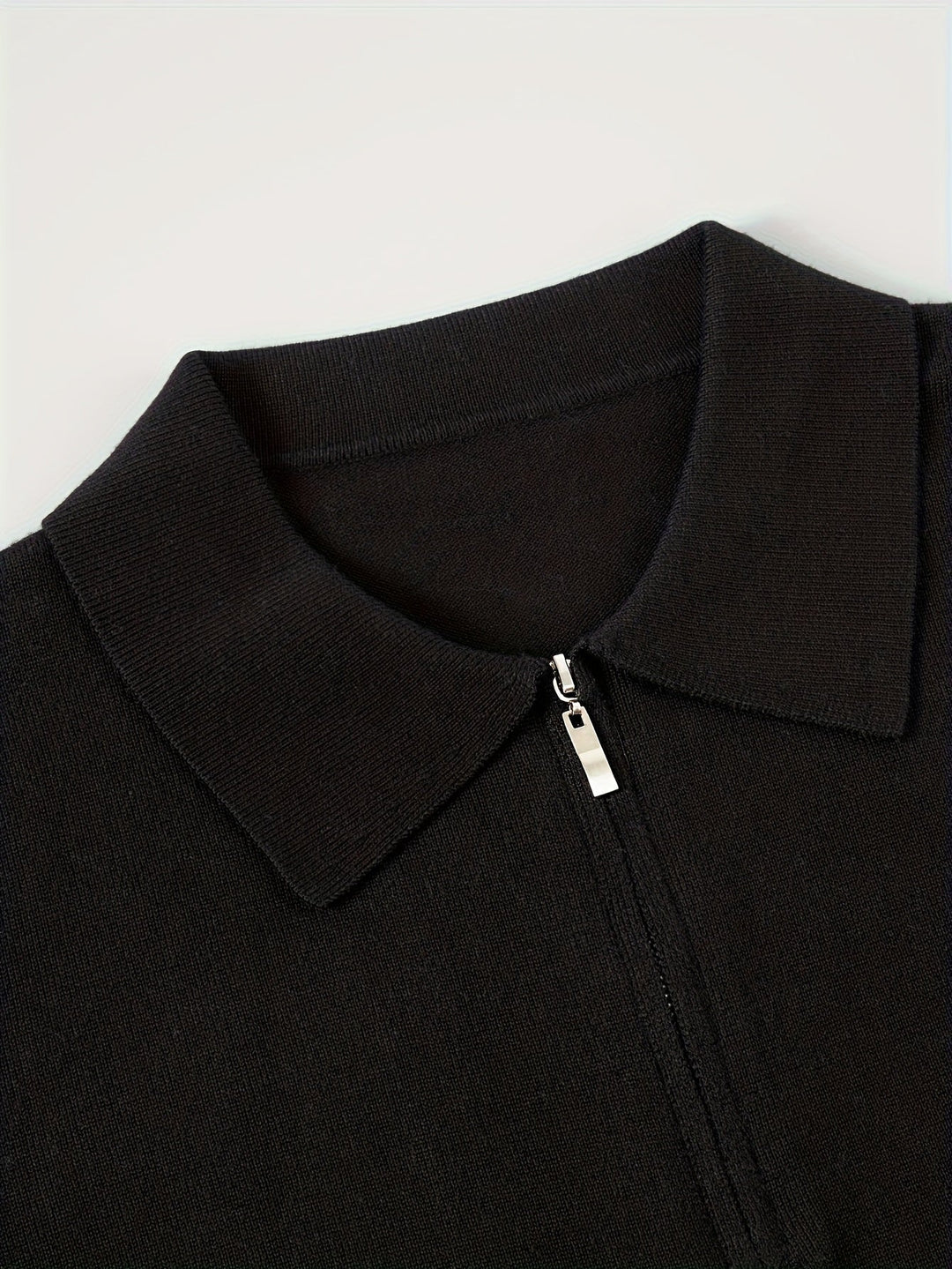Elegancki zamek 1/4 polo sweter