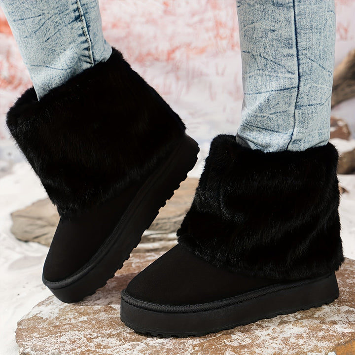 Przytulny Platform buty zimowe