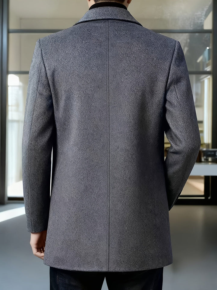 Elegancki Single-Breasted Overcoat