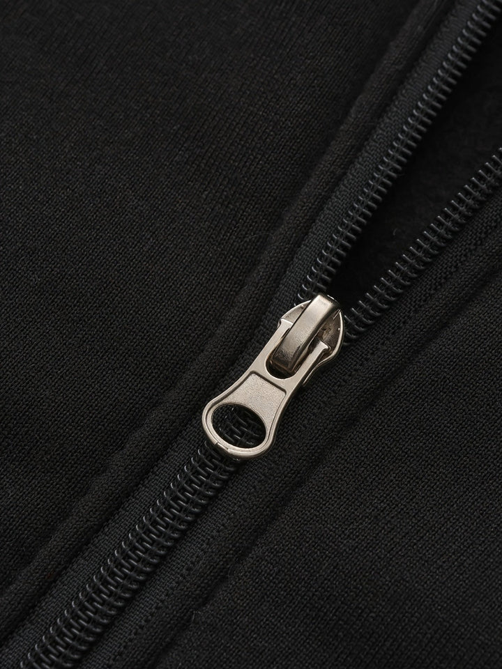 Blok kolorystyczny Zip-Up bluza z kapturem