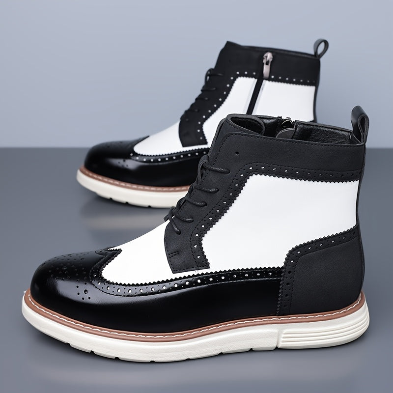 Elegancki wingtip botki
