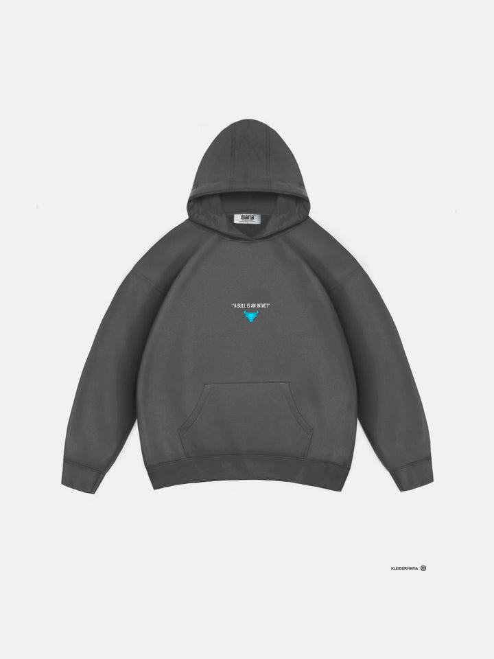 Oversize Bull Hoodie - Tornado Szary