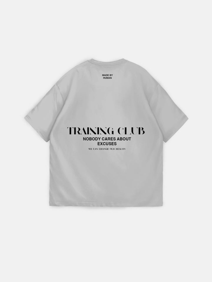 Koszulka treningowa Oversize - Szara