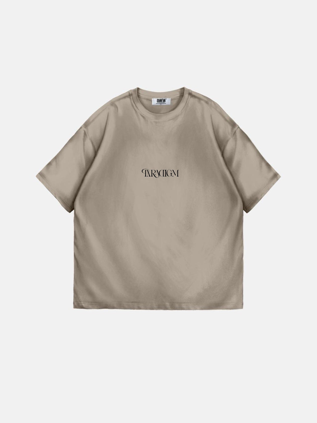 Oversize Paradigm T-Shirt - Beżowy