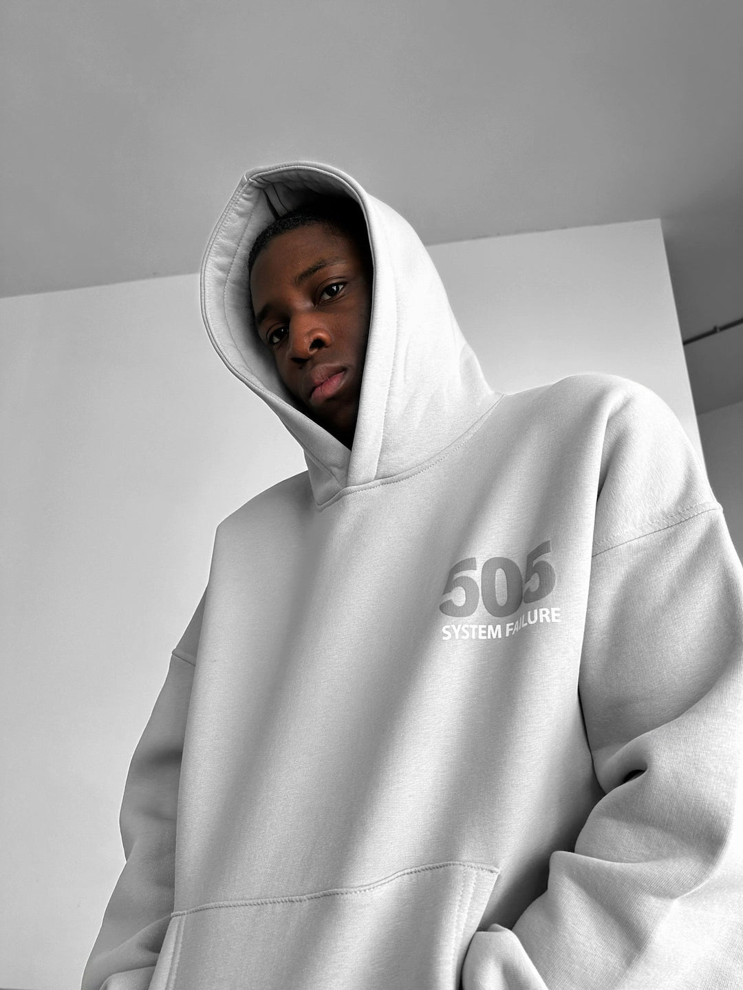 Hoodie Oversize 505 - Szary
