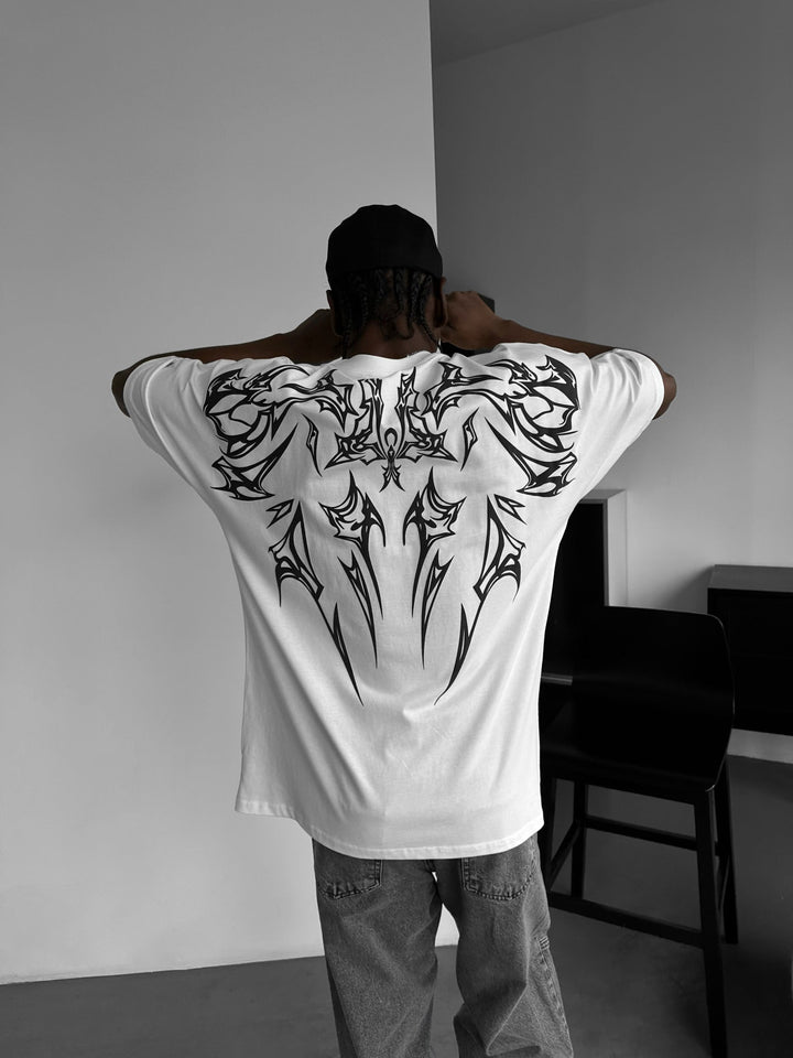 Koszulka Oversize Mafia Tribal - Ecru