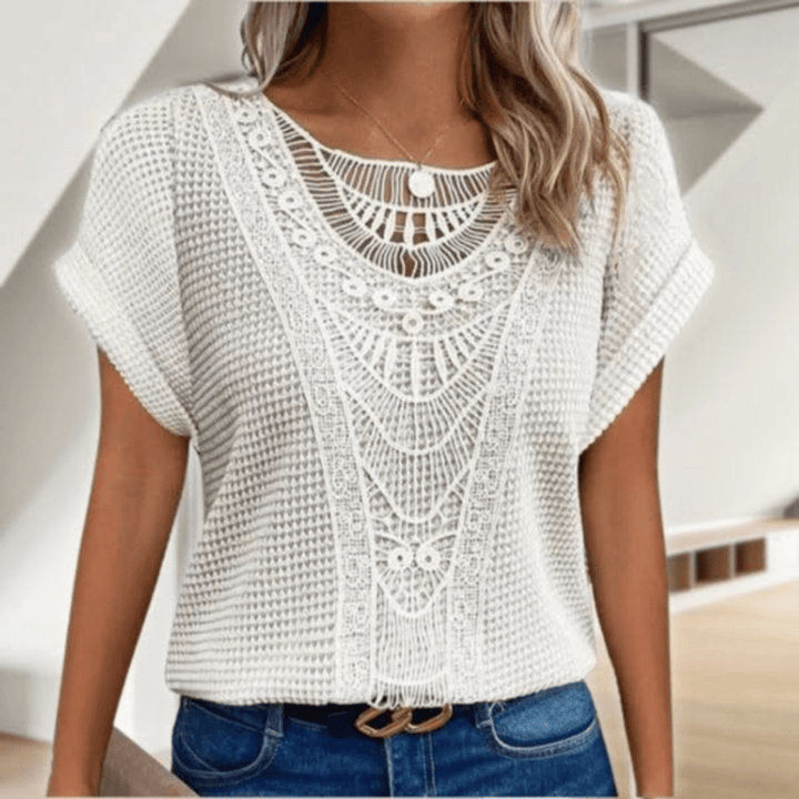 Vintage koronka detal top