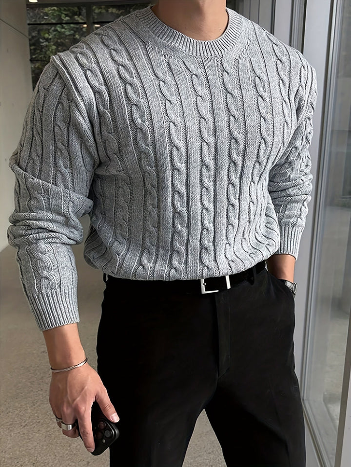 Twisted Cable sweter sweter