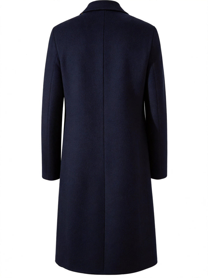 Elegancki długi Trench płaszcz