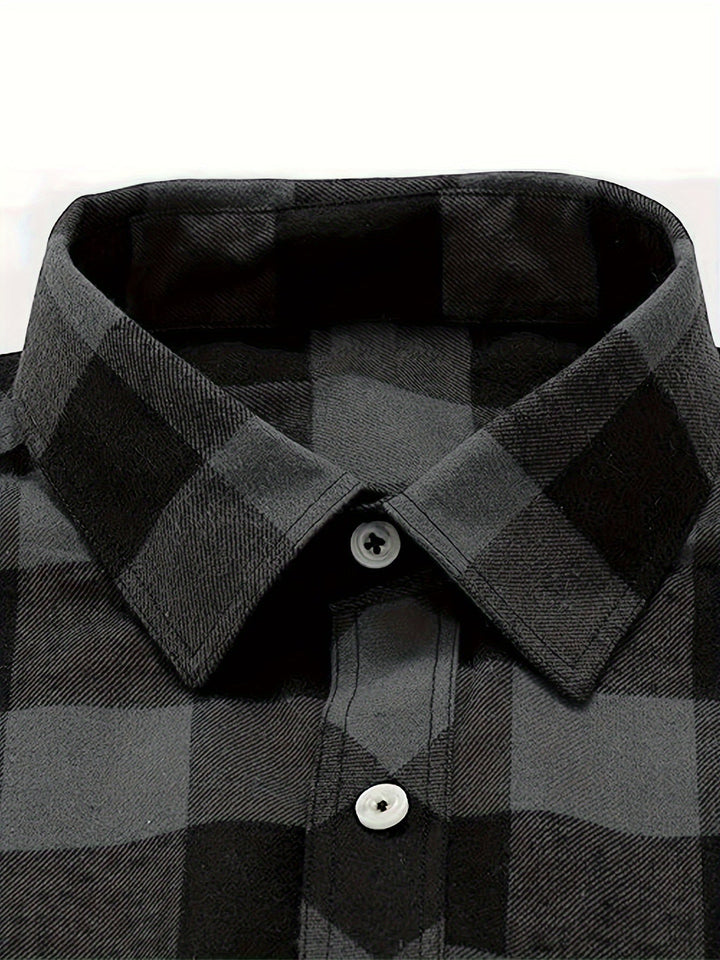 Klasyczny w kratę Flannel koszula
