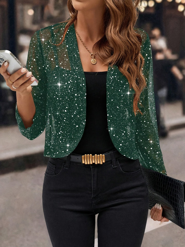 Shimmer Cropped kurtka