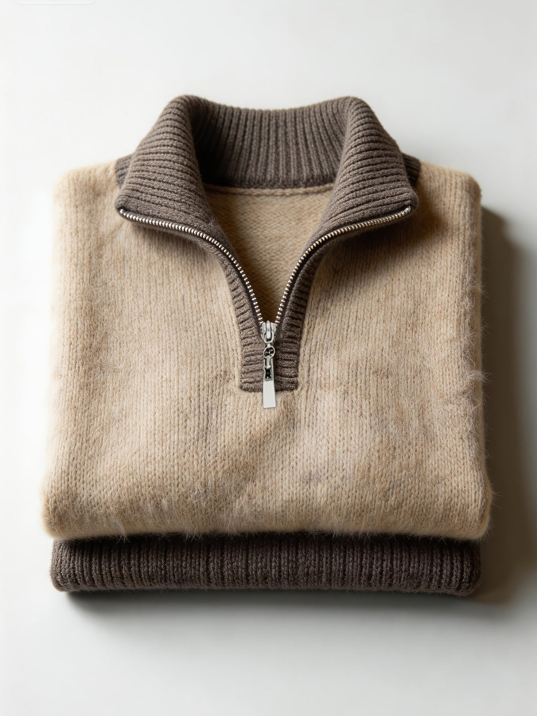 Swobodny zamek 1/2 sweter