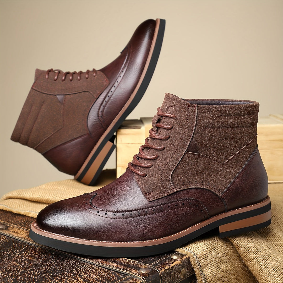 Klasyczny wingtip botki