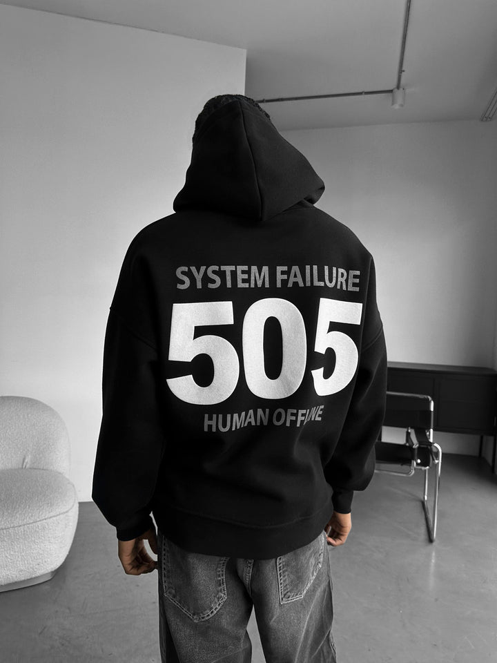 Oversize 505 Hoodie - Czarny