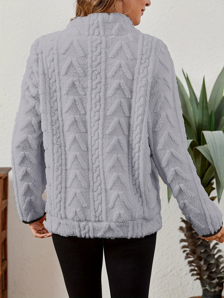 Przytulny zamek 1/2 sweter