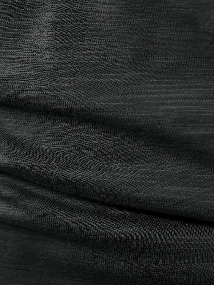 Klasyczny Button-Placket Henley
