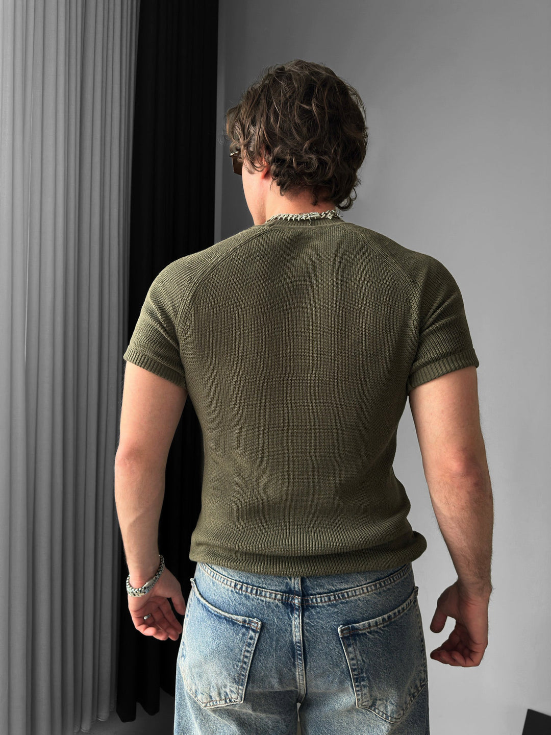 T-shirt Slim Fit - Khaki