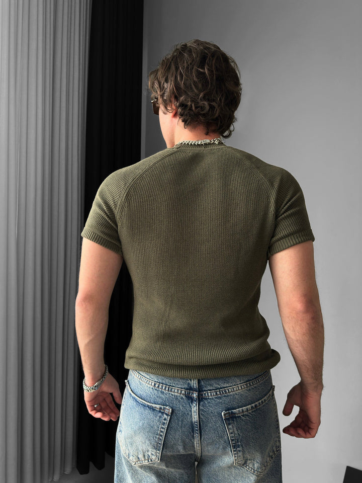 T-shirt Slim Fit - Khaki