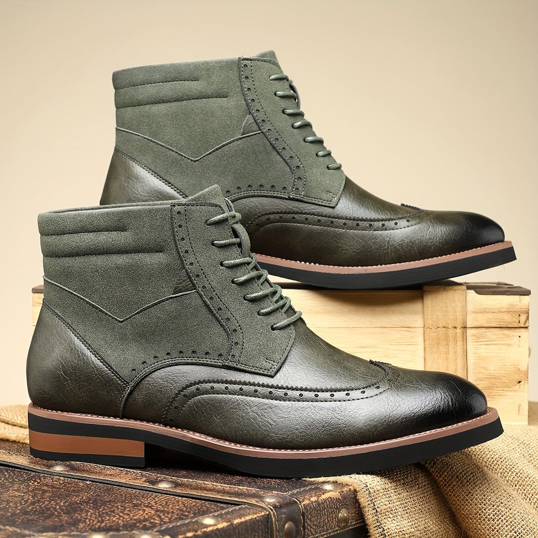 Klasyczny wingtip botki