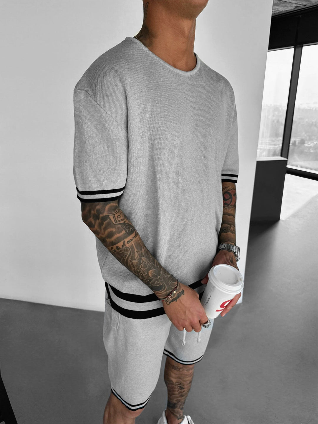 T-shirt Regular Fit - Jasnoszary