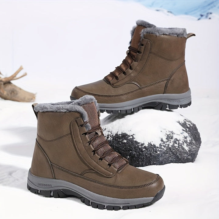 Ciepły-Lined zimowy Trail buty
