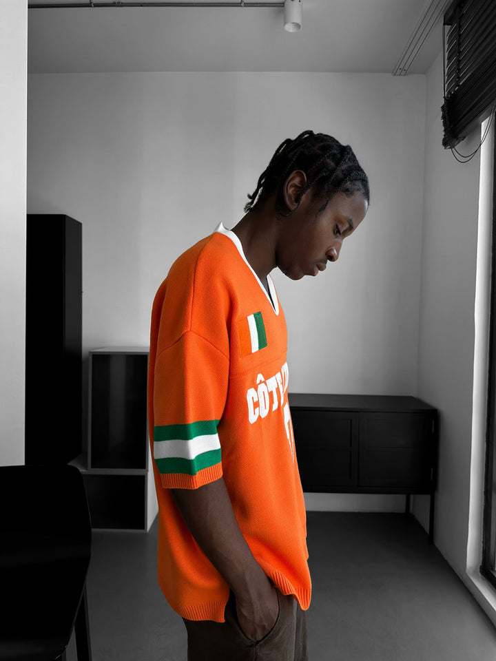 Oversize T-shirt Côte d’Ivoire - Pomarańczowy