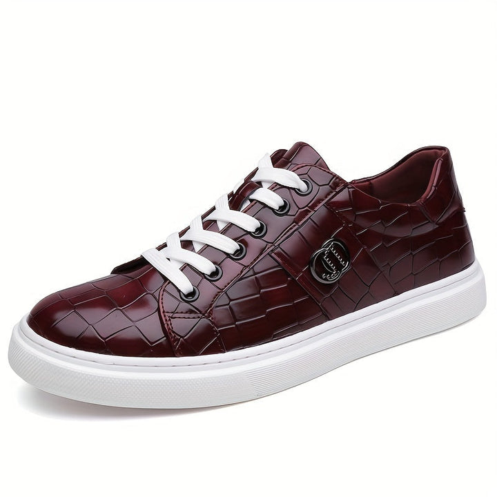 Elegancki fakturowany sneakersy