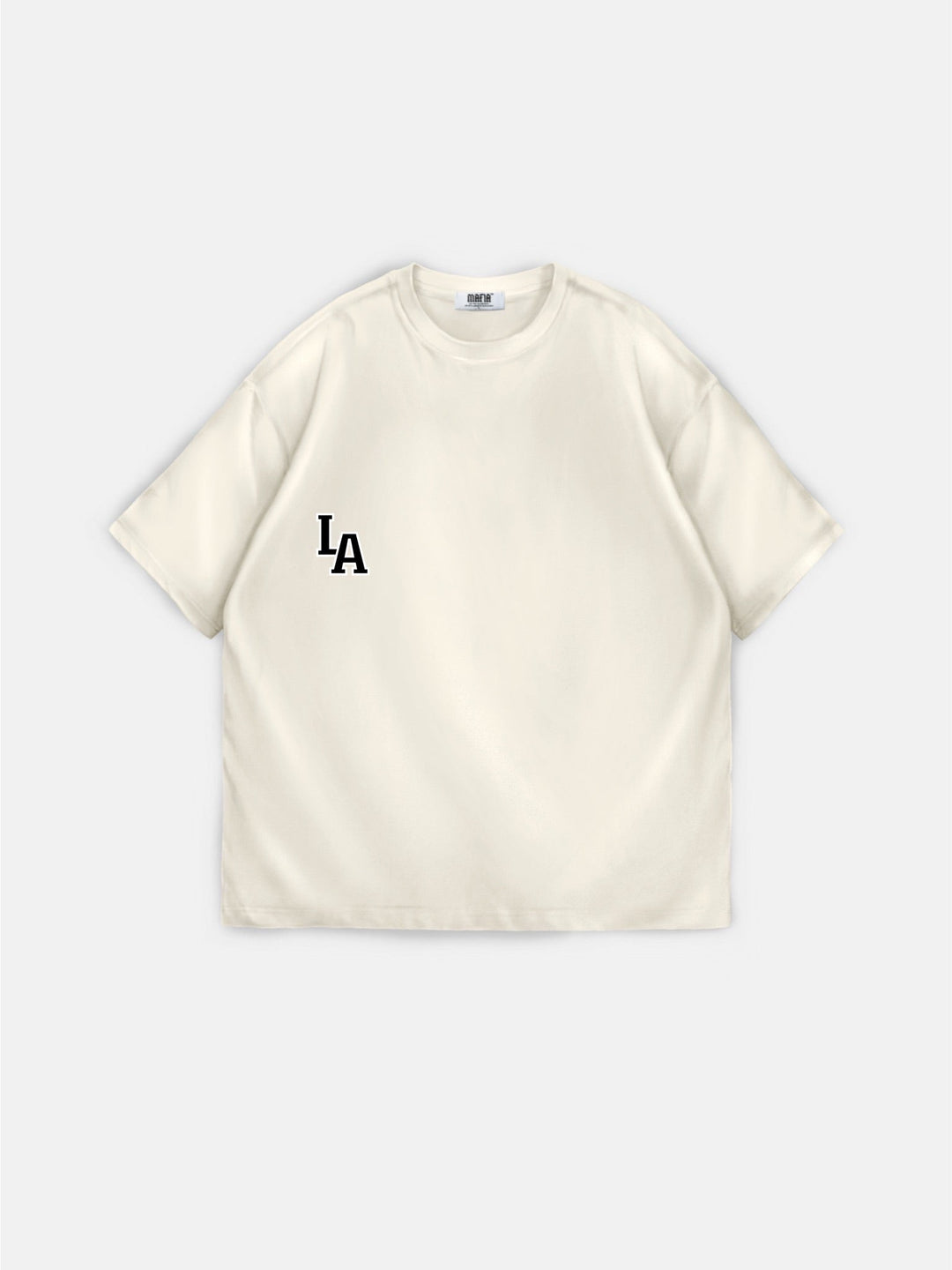 Oversize L.A T-shirt - Beżowy