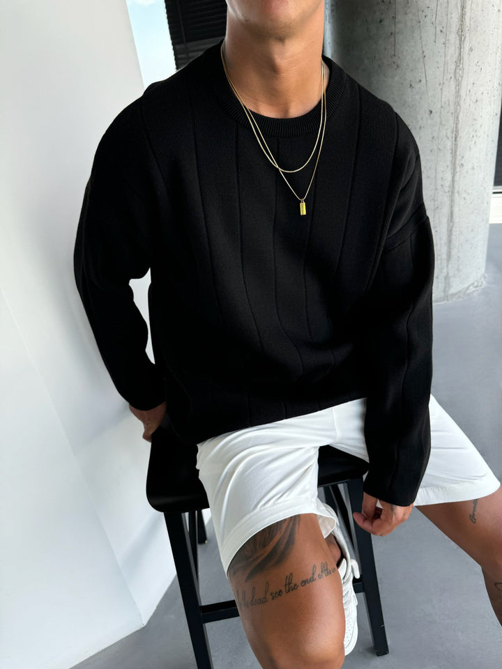 Sweter Oversize - Czarny